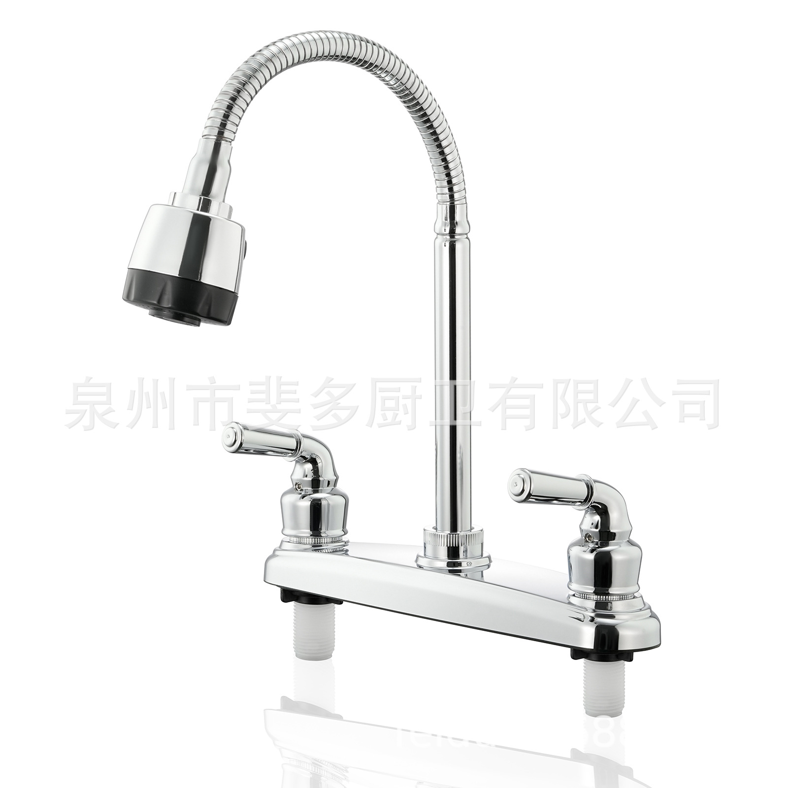 Cocina RV transfronteriza doble interfaz Amazon doble mango cocina 360 grados grifo giratorio