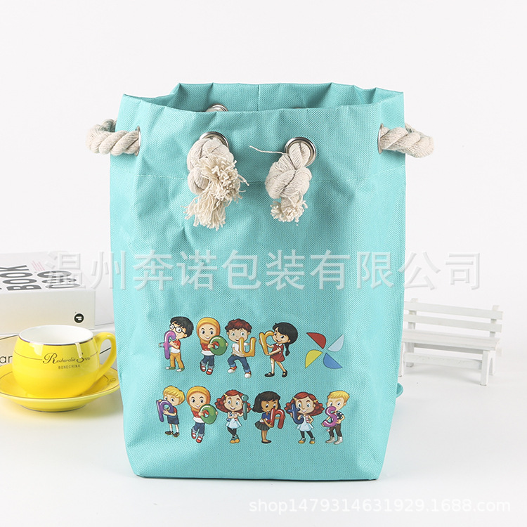 厂家供应酒店粽子束口抽绳收纳袋大小号牛津布袋可印LOGO定制