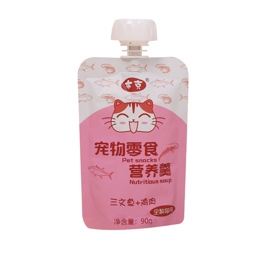 Book Fresh Meat Soup Pet Cat Nutritional Cat Snacks Tuna Chicken Shrimp Cat Food Wet Cat Food Snacks Wholesale