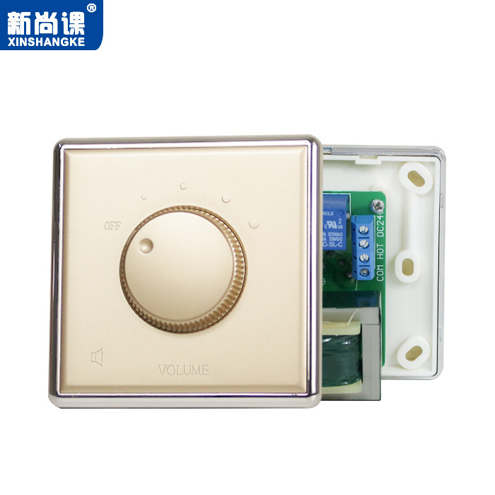 POS EXPRESS interruptor de control de voz voltaje fijo resistencia fija ajuste del interruptor de volumen altavoz sonido bocina de techo 86 controlador