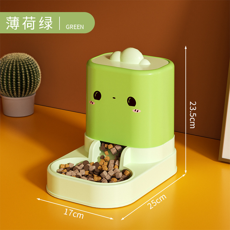 Alimentador automático de agua para gatos y mascotas, tazón para gatos y perros, tazón para gatos y perros de alta capacidad, barril de almacenamiento de grano, bebedor de agua para perros