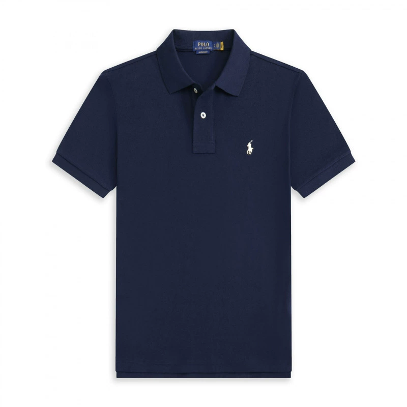 Поло-футболка Ralph Lauren, короткий рукав, вышитый логотип «пони», летняя