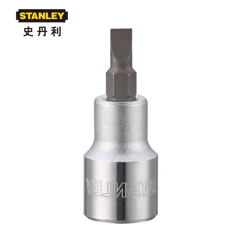 史丹利12.5MM系列一字旋具套筒6.5mm 89-208-1-22套头接头