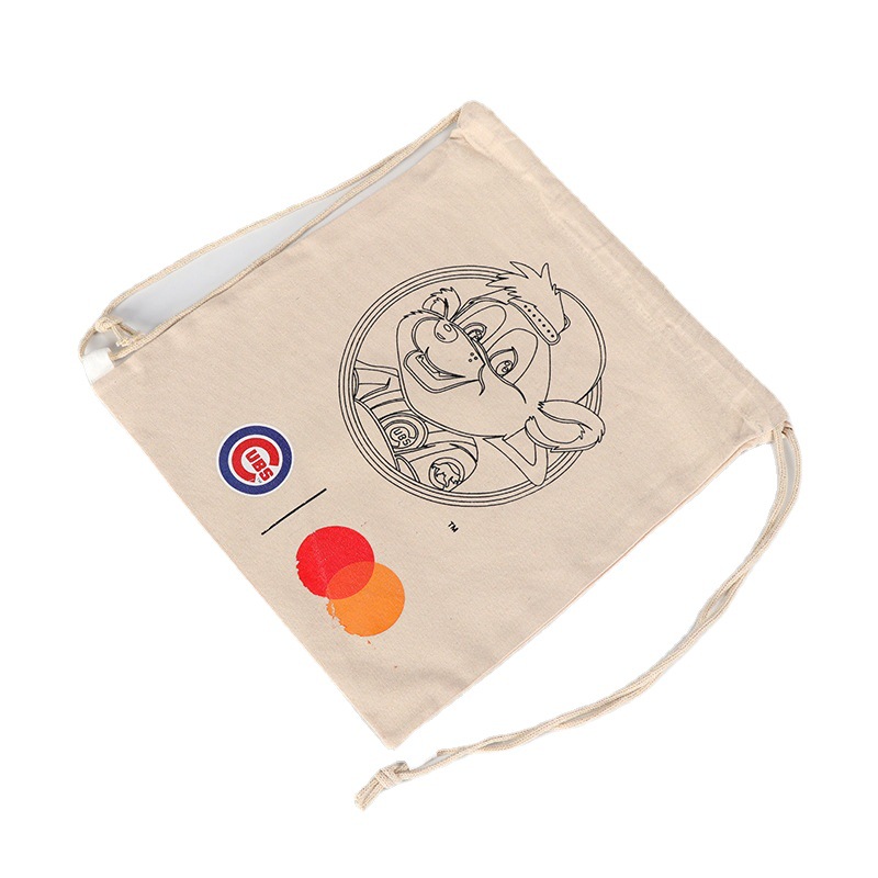 Bolsa de cordón no tejida al por mayor de la fábrica Zapatos Ropa almacenamiento a prueba de polvo bolsa de cordón doble no tejida