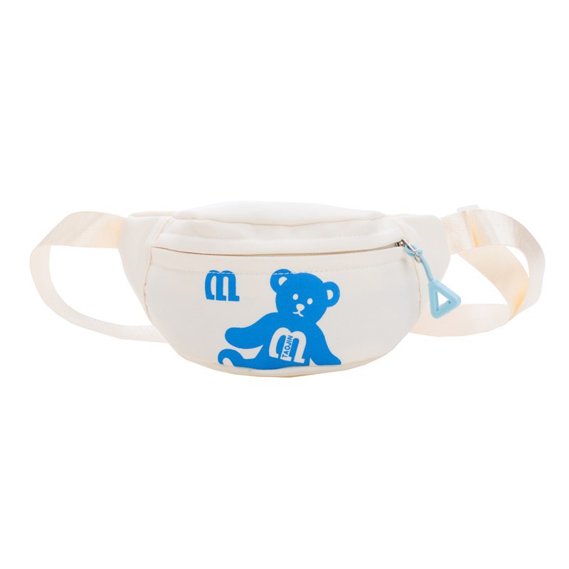 Bolso de pecho para niños y niñas de estilo coreano Dibujos animados lindo oso estampado de estilo occidental riñonera para bebé nuevo monedero transfronterizo para niños
