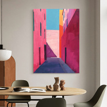 马蒂斯客厅简约多巴胺艺术手绘油画小众装饰画玄关过道挂画沙发墙