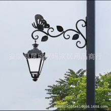 跨境金属壁挂式铁艺悬挂花架挂钩庭院墙壁支架装饰挂墙吊篮子花架