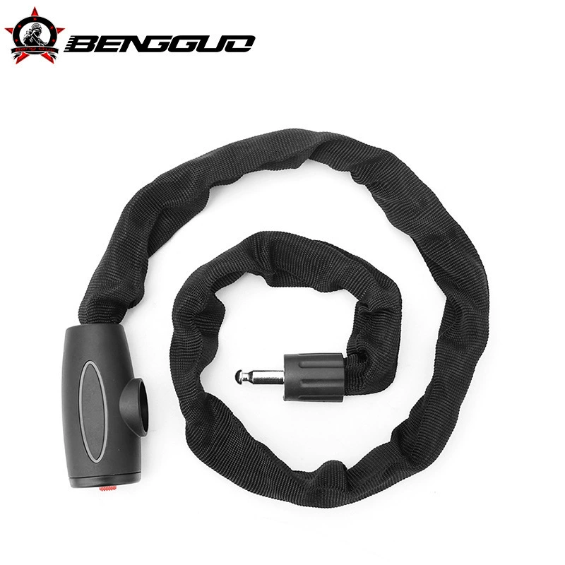 Mountain Велосипедный замок Противоугонная цепь Ключ замок дорожный автомобиль Портативный складной стальной трос замок велосипедное оборудование