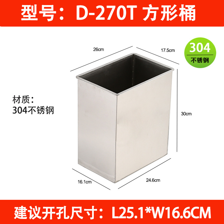 Cubierta de mesa incrustada basura puede cubrir cubierta de acero inoxidable cubierta Rocker cubierta Flip cocina lavabo herramientas cubierta oculta