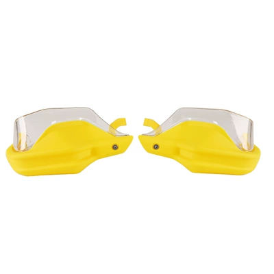 Suitable for Bmw F750Gs Motorcycle front windshield - yellow-handguards-extension-plates-transparent