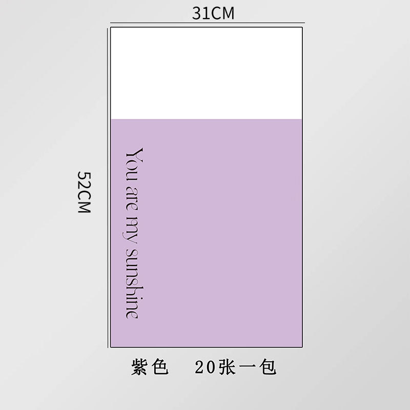 Huaxi nuevo eres mi bolsa de flores de sol bolsa de flores de moda inglesa bolsa transparente bolsa de flores de rosas