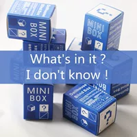 Кукольный домик Слепая коробка миниатюрная еда и игра смешанный мини-торт напиток модель животного Сюрприз подарок