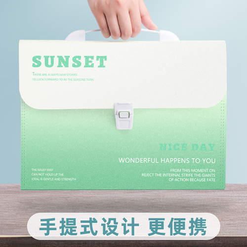 a4 portable accordion bag multi-functional classification document bag test paper storage bag student with large capacity storage and organization