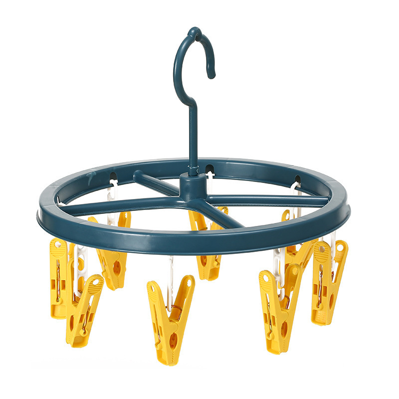 8 클립 블루 옐로우