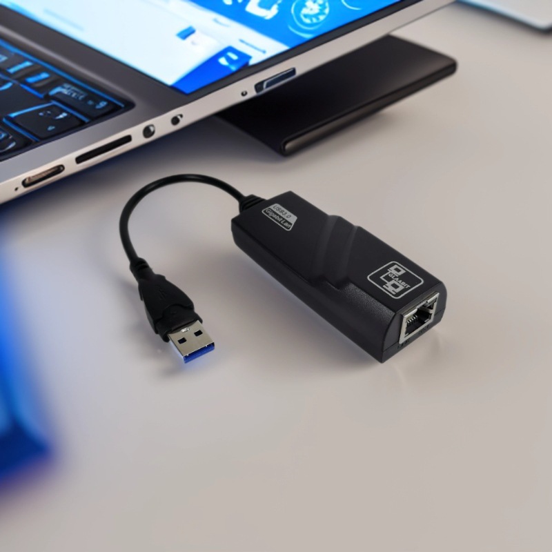 USB2.0转千兆有线网卡 免驱动电脑网口百兆转换器稳定传输