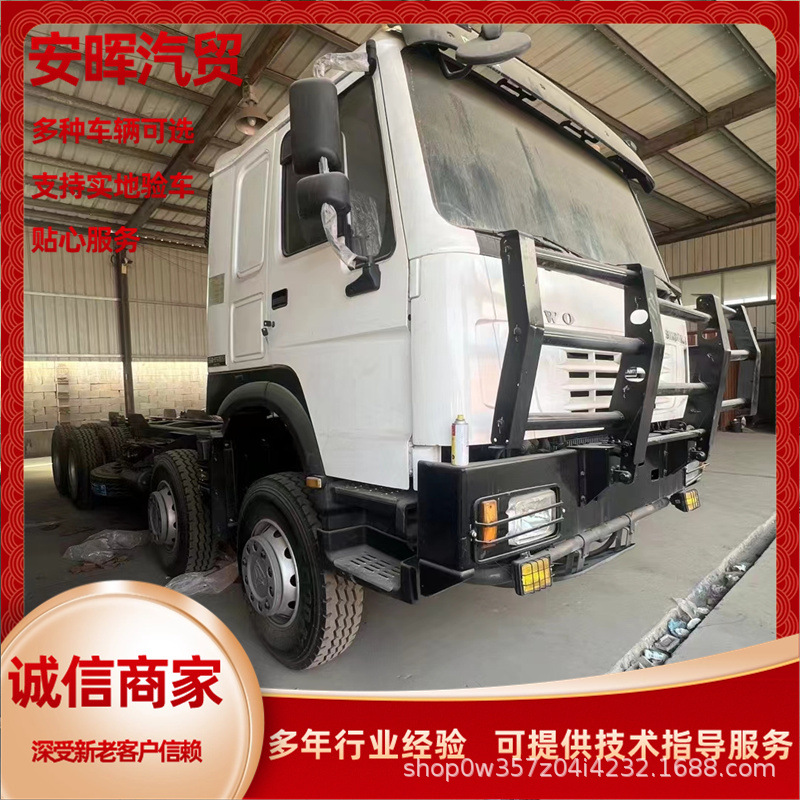 前四后八渣土车二手后翻自卸车渣土工程车出售出口倾斜后翻翻斗车