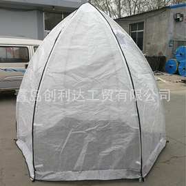 六边种植帐篷电镀管帐篷花房外罩网格罩花园暖房透明PVC外罩花房