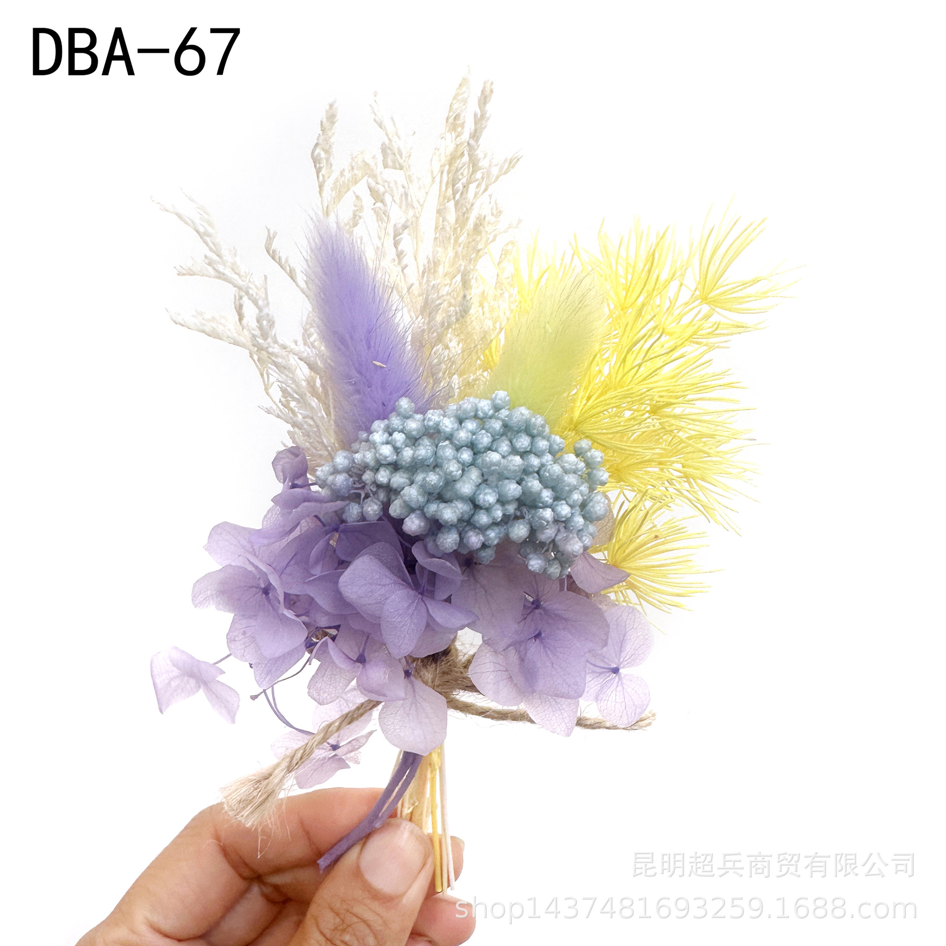 Fábrica al por mayor Mini ramo caja de regalo accesorios mini ramo flor seca flor eterna pequeño ramo regalo