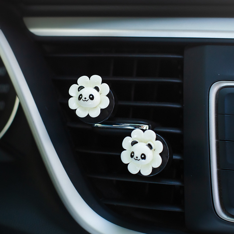 Perfume de coche, aromaterapia, lindo conejito, colgante de salida de aire acondicionado de coche, decoración de coche femenina de celebridades netas