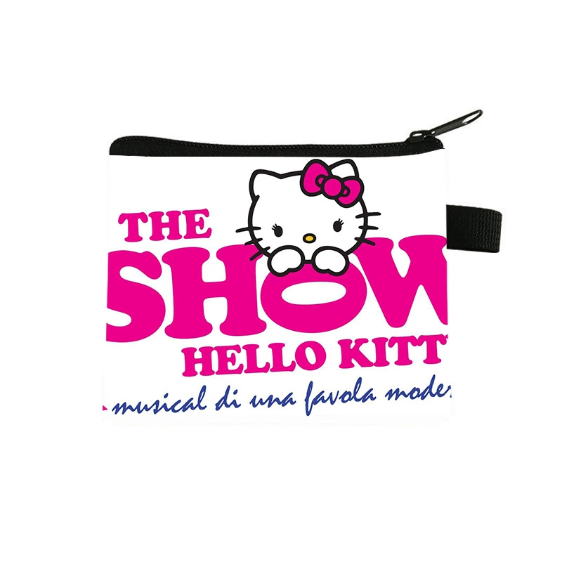 Hello Kitty, маленький бумажник, карман для организатора, мужской и женский, оптом
