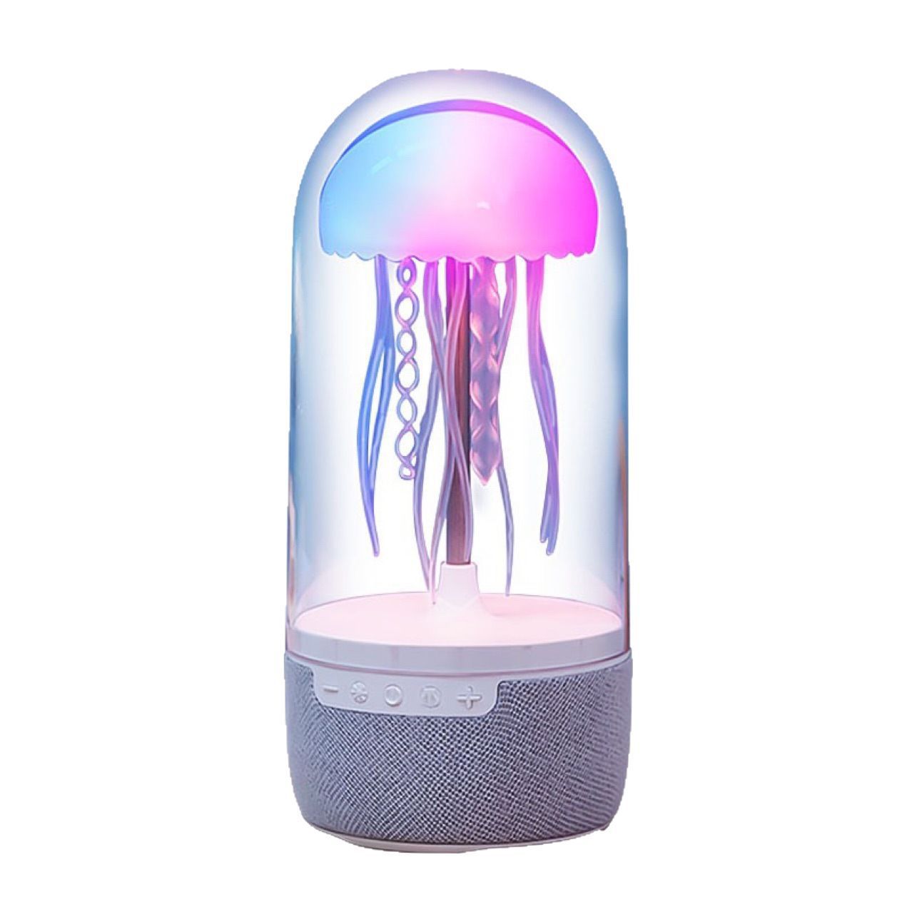 Altavoz Bluetooth con forma de medusa y pulpo, con luz ambiental rítmica, decoración para el hogar y escritorio, MAX116Pro