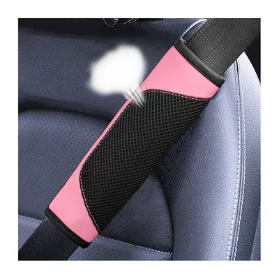 Shoulder Cover Universal Comfortable Seat | Seat belt shoulder pad - pink-2175