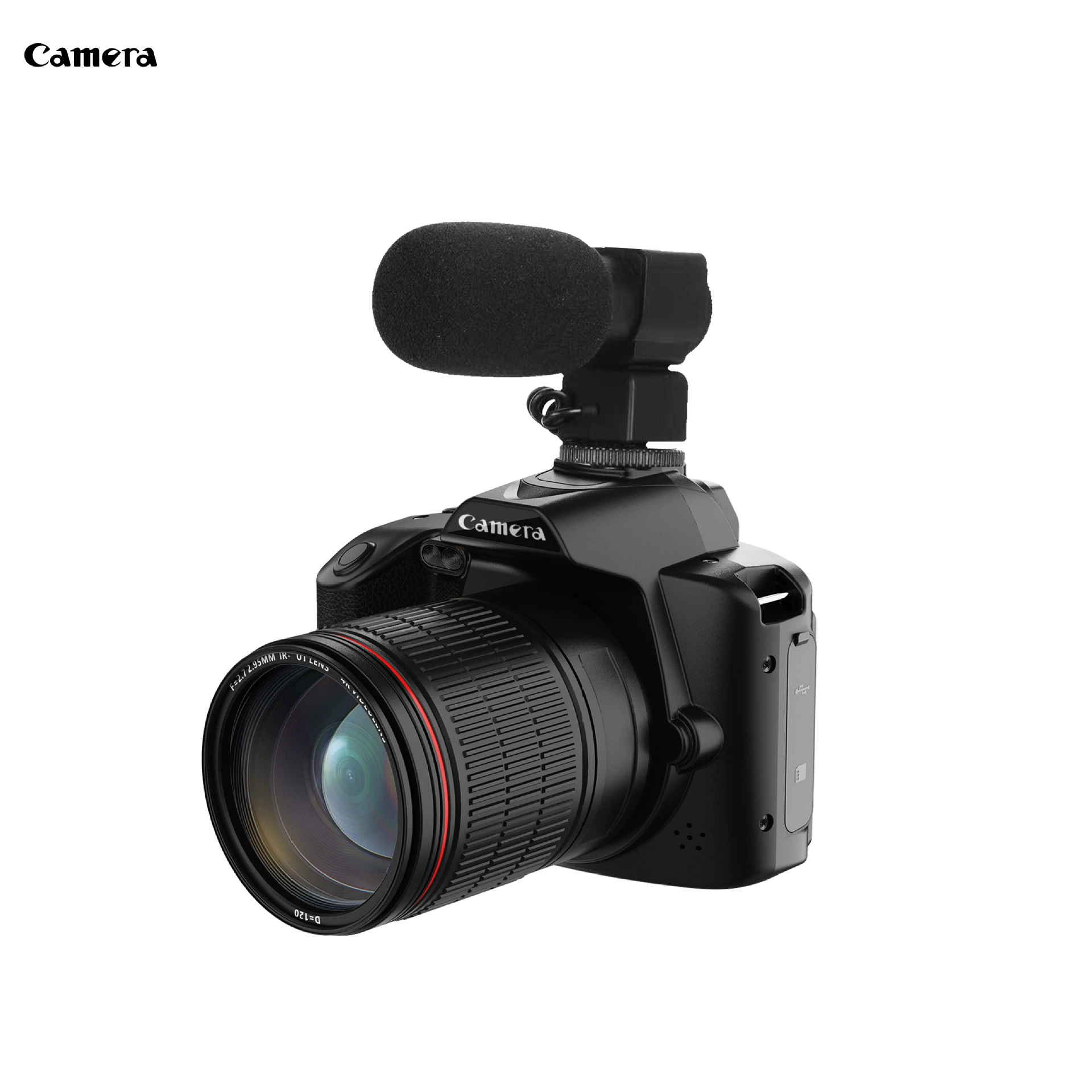Digital camera D5, 4K Wi‑Fi, 64 million pixels, night vision, multiple memory options