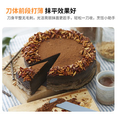 Stainless steel cream spatula 4-inch leveling knife set of 3 cake decorating spatulas and dough remover knives for home baking tools