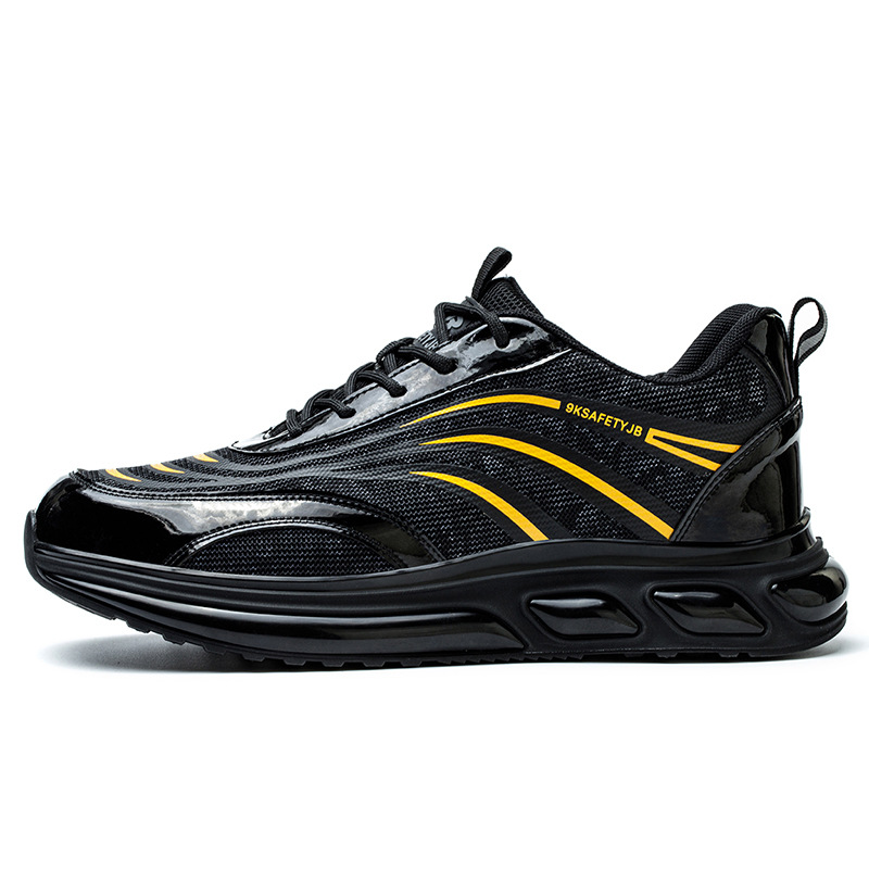 Zapatos de protección laboral personalizados nuevos zapatos de protección de seguridad de malla transpirable de alta resistencia a la perforación