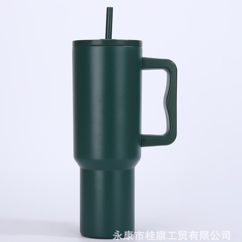 40oz车载不锈钢保温杯手柄吸管杯大容量304高颜值爆款菲比|undefined