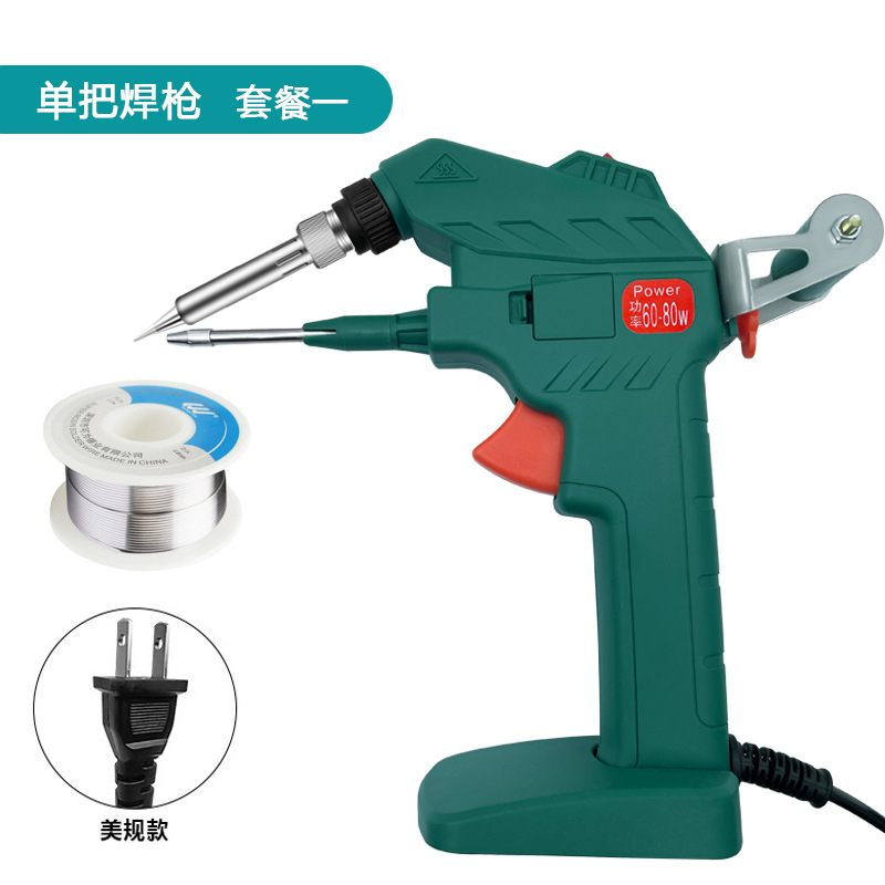 Pistola de Soldar Vertical 110V con Alimentación Automática — Kit Industrial