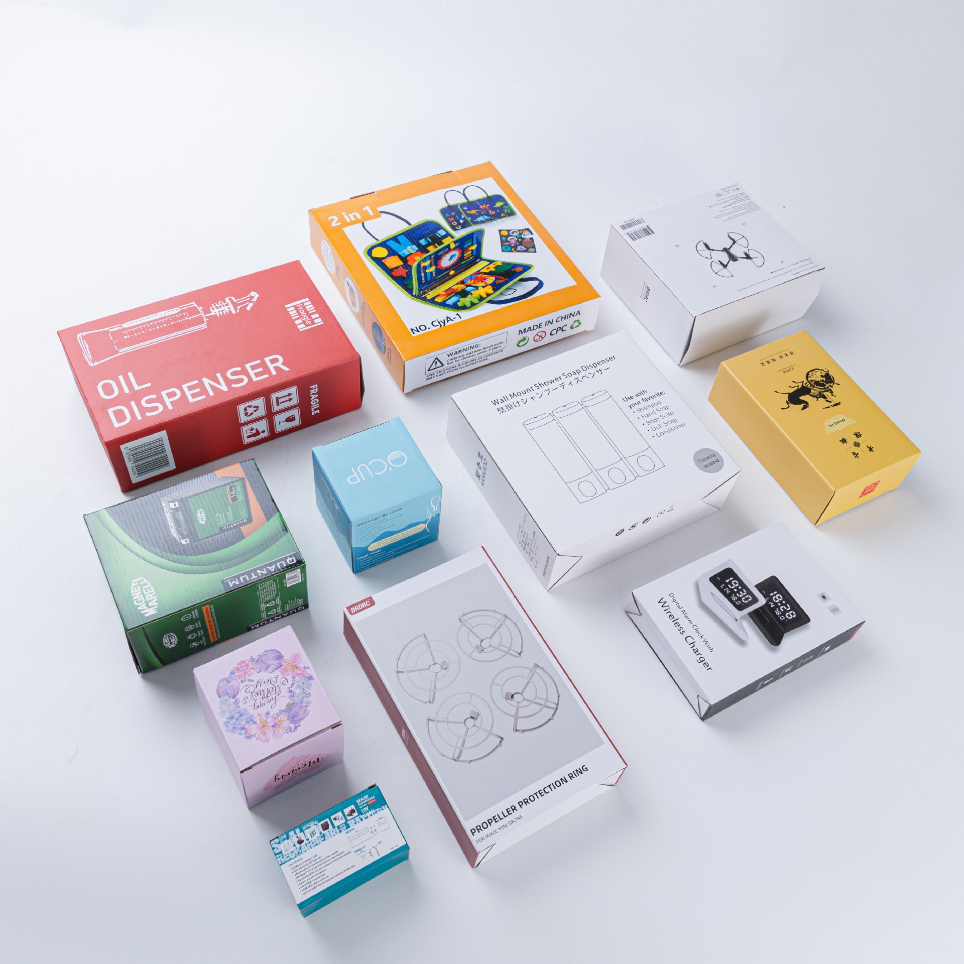 定做小彩盒加厚瓦楞纸盒单各种形牛皮纸盒白卡纸盒灰卡纸定制纸盒