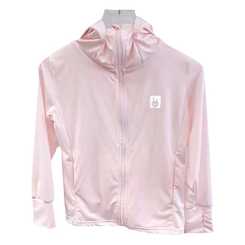 New Japanese Kidsren's Sun Protection Clothing Rabbit Ice Silk Multifunctional Sun Protection Clothing Anti-Uv Light and Breathable Upf50+