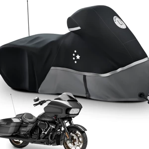 Motorcycle car jacket dustproof, rainproof and waterproof motorcycle snow-proof car cover is suitable for Lei Davidson Road King
