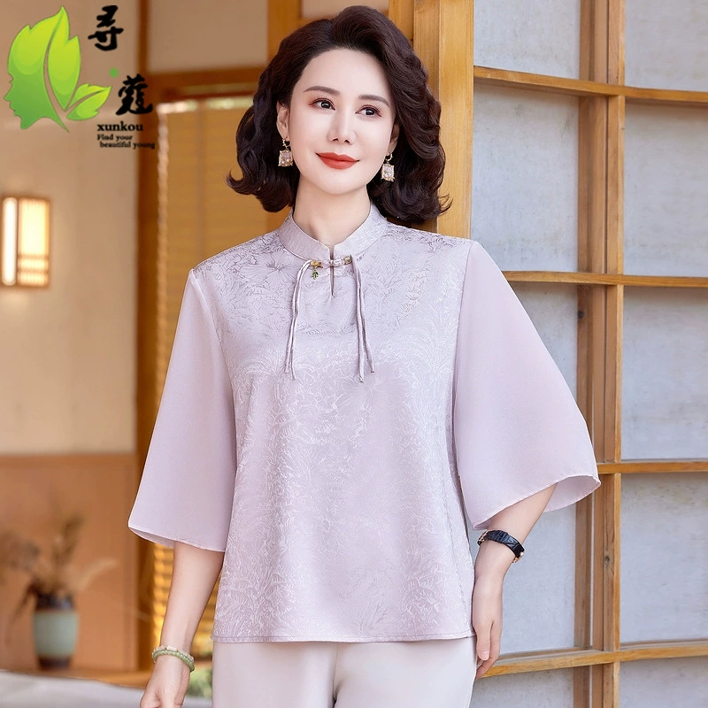 Новая китайская мама одежда для женщин среднего и пожилого возраста