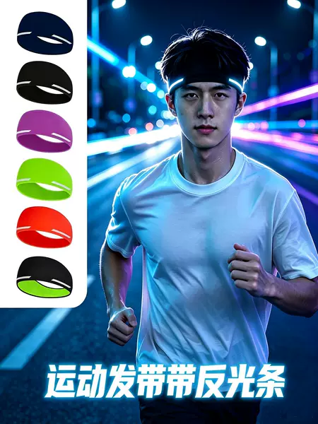 Yoga sports headband for girls, anti-sweat headband for running, outdoor men's fitness, basketball, badminton, sweat-absorbing hairband