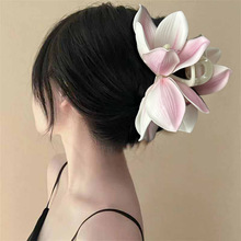 至美蕙兰春夏甜美蕙兰夸张花朵发夹鲨鱼夹发饰盘发抓夹发卡头饰