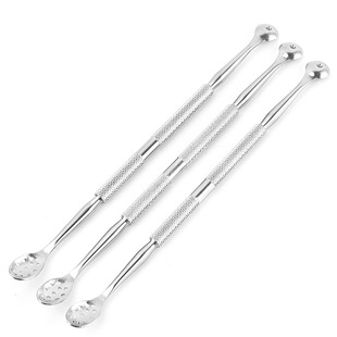 In stock stainless steel double-headed steel nail removal knife exfoliating nail cutin nail removal nail tool