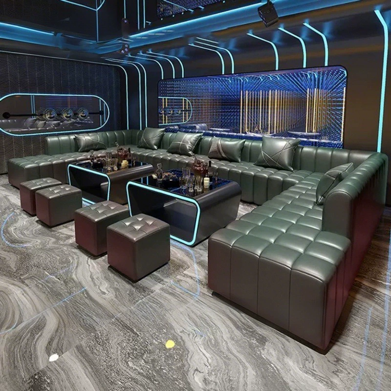 Прямые поставки с фабрики: стильный комплект для бизнес-вечеринок, клубов, ночных клубов, баров, доступные роскошные угловые диваны для KTV.