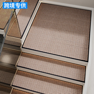 跨境实木楼梯垫踏步垫免胶自粘防滑垫家用室内转角阶梯式楼梯地毯-阿里巴巴