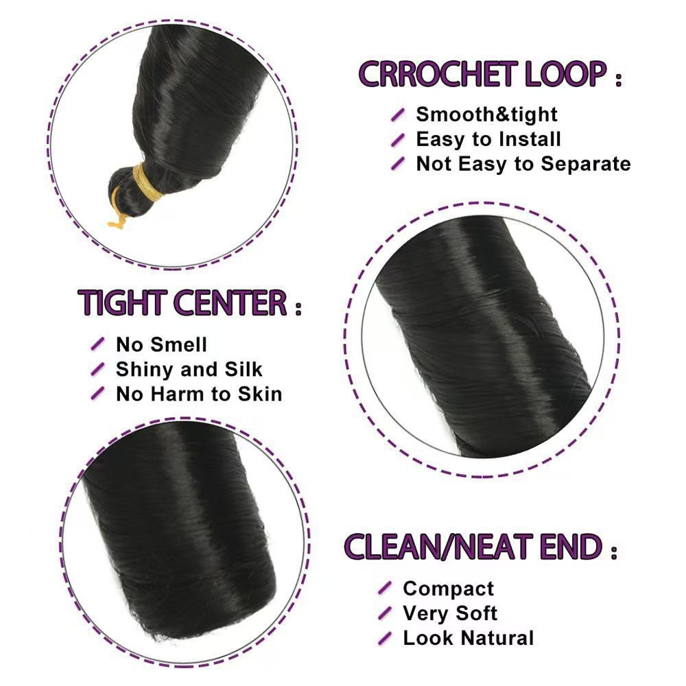 Loose Wave Braiding Curly Peruca Curly French Curls Trenzado nuevo estilo francés