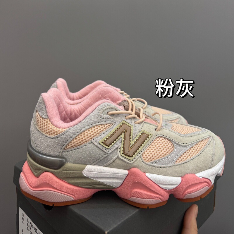 莆田童鞋NB9060专G版牛B松紧扣儿童老爹运动鞋百搭轻便多色可选|undefined