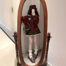 温柔一字肩学院风针织衫毛衣可爱女甜妹蝴蝶结上衣半身短裙两件套