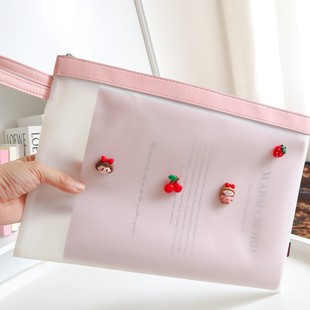 Document Storage Bag, File Bag, Large-Capacity Prenatal Check-Up Pregnancy Check-Up B-Ultrasound A4 Check-Up Sheet Storage Document Bag Information Bag