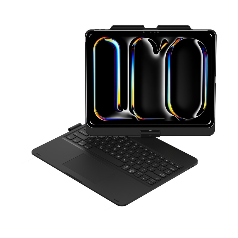 Pro13 M4 360-Degree Rotating Wireless Bluetooth Keyboard Protective Case for iPad Air13 12.9