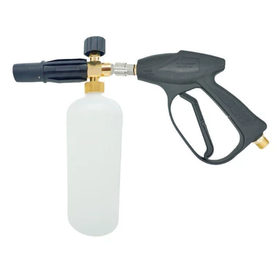 High pressure car wash water gun — 1/4 quick-connect PA foam pot