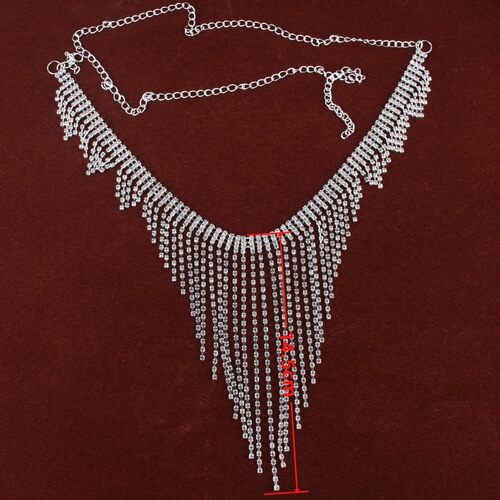 Source manufacturer wholesale fashion belly dance crystal waist chain sexy bund bikini body chain hot selling accessories