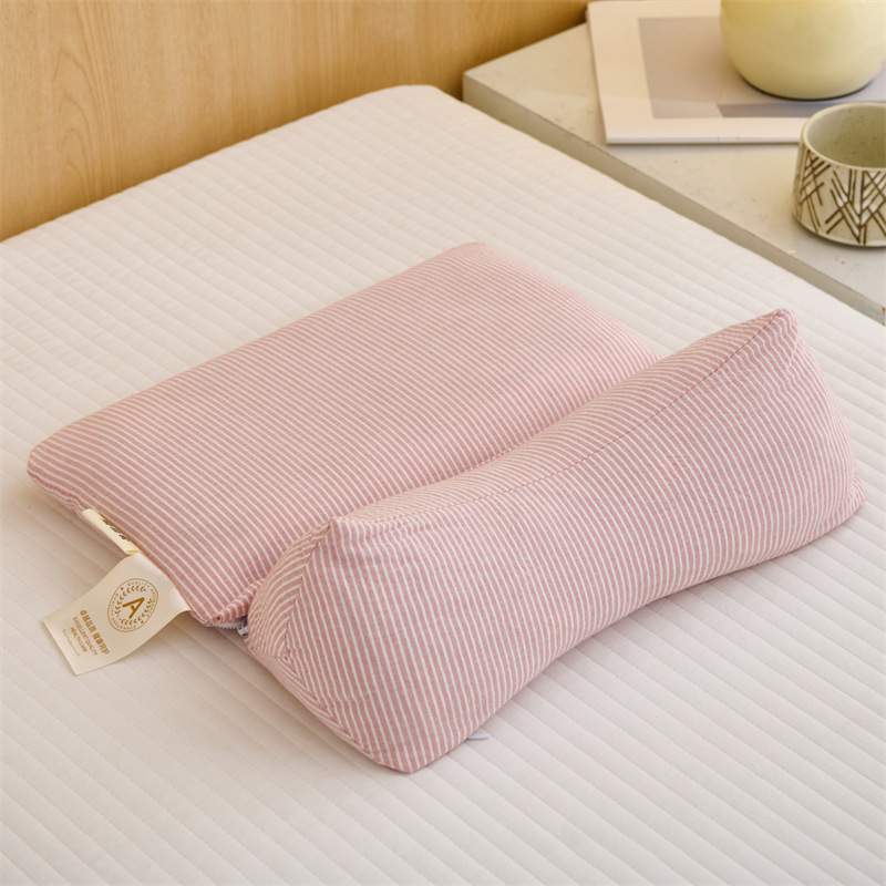 綿100％牽引組み合わせ枕、アンチアーチストレッチ頚椎枕、睡眠補助、取り外し可能な両用枕コア、そば枕|undefined
