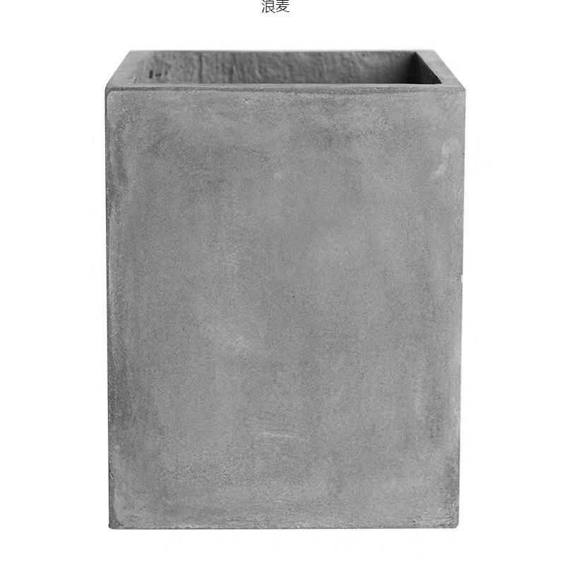 Macetas de barro de viento industrial de celebridades de Internet Macetas de plantación de plantas verdes de monstera retro Macetas de cemento cilíndricas ins al por mayor