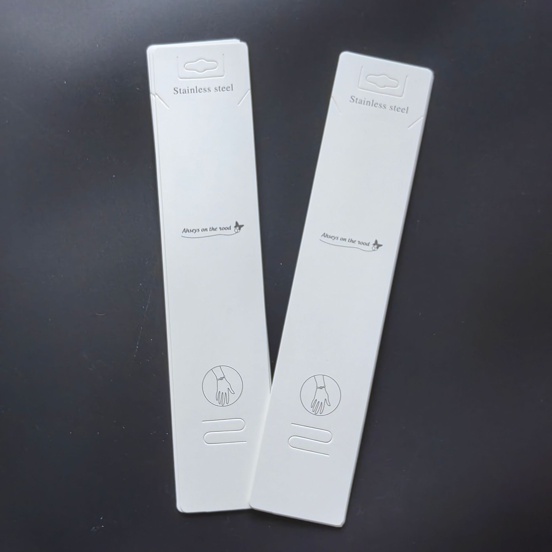 项链首饰饰品展示纸卡饰品包装卡片耳环卡戒指卡折叠纸卡厂家直销